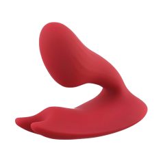   Magic Motion Umi - draagbare vibrerende strap-on - oplaadbaar - rood