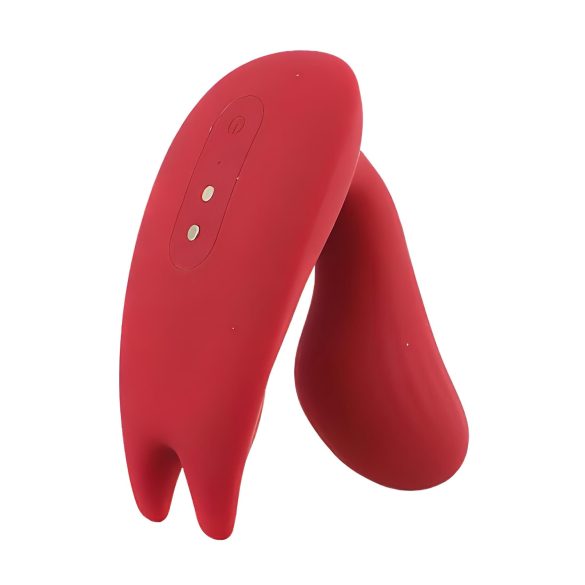 Magic Motion Umi - draagbare vibrerende strap-on - oplaadbaar - rood