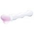 GLAS - Hartvormige glazen dildo (transparant)