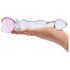 GLAS - Hartvormige glazen dildo (transparant)