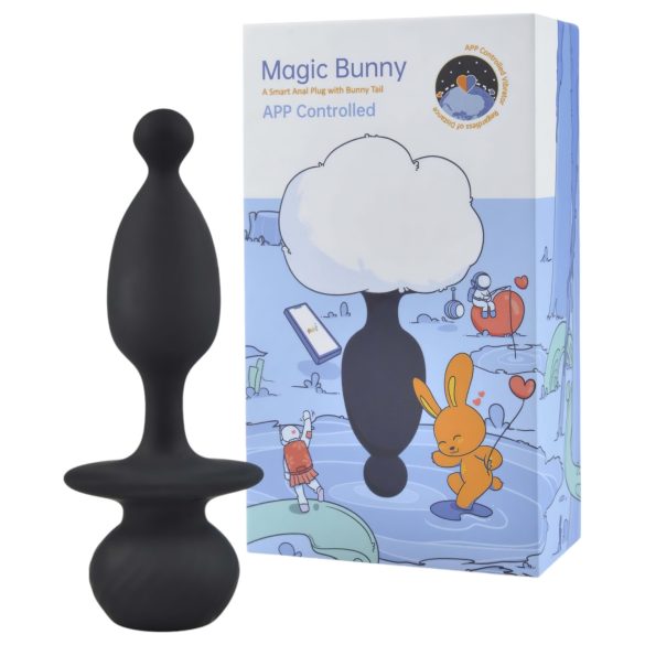 Magic Motion Bunny - slimme anale vibrator met konijnenstaart - wit