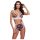 Baci - Bloemrijke kanten bh-set met hoge taille - M/L