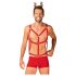 / Obsessive Mr Reindy - rendierkostuum voor mannen (3-delig) - rood - L/XL