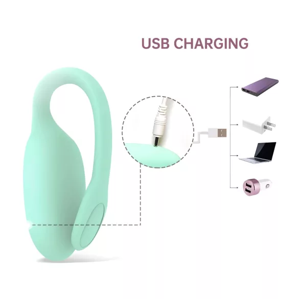 Magic Motion FitCute - App-gestuurde vibrerende kegeloefenbal (mint)