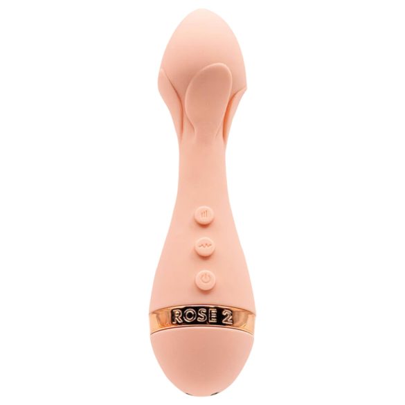 Vush The Rose 2 - oplaadbare waterproof vibrator - siliconen - roze