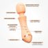 Vush Majesty 2 - Oplaadbare waterdichte vibrator (oranje)