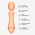Vush Majesty 2 - Oplaadbare waterdichte vibrator (oranje)