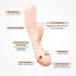 Vush Muse - oplaadbare waterproof rabbit vibrator - siliconen - roze