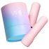 Vush Pop Gloss - oplaadbare, waterdichte mini vibrator (roze)