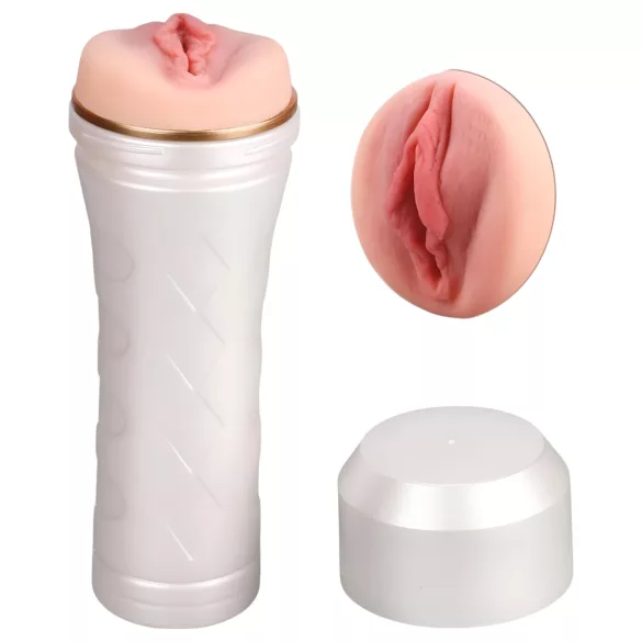 Tracy's Dog - 3D mastubator - realistische vagina in koker - wit/naturel