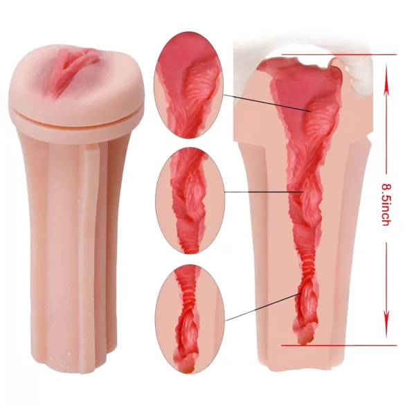 Tracy's Dog - 3D mastubator - realistische vagina in koker - wit/naturel