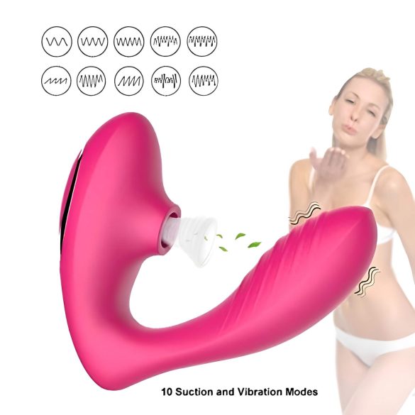 Tracy's Dog OG - G-spot vibrator en clitorisstimulator - siliconen roze