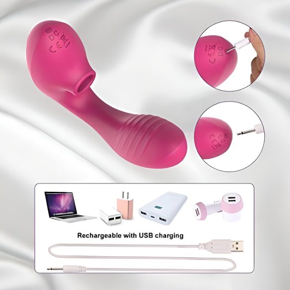 Tracy's Dog OG - G-spot vibrator en clitorisstimulator - siliconen roze
