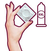 Extra grote condooms